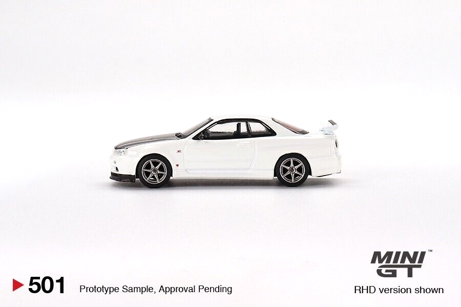 Mini GT Nissan Skyline GT-R (R34) V-Spec II N1 JDM Metal Diecast