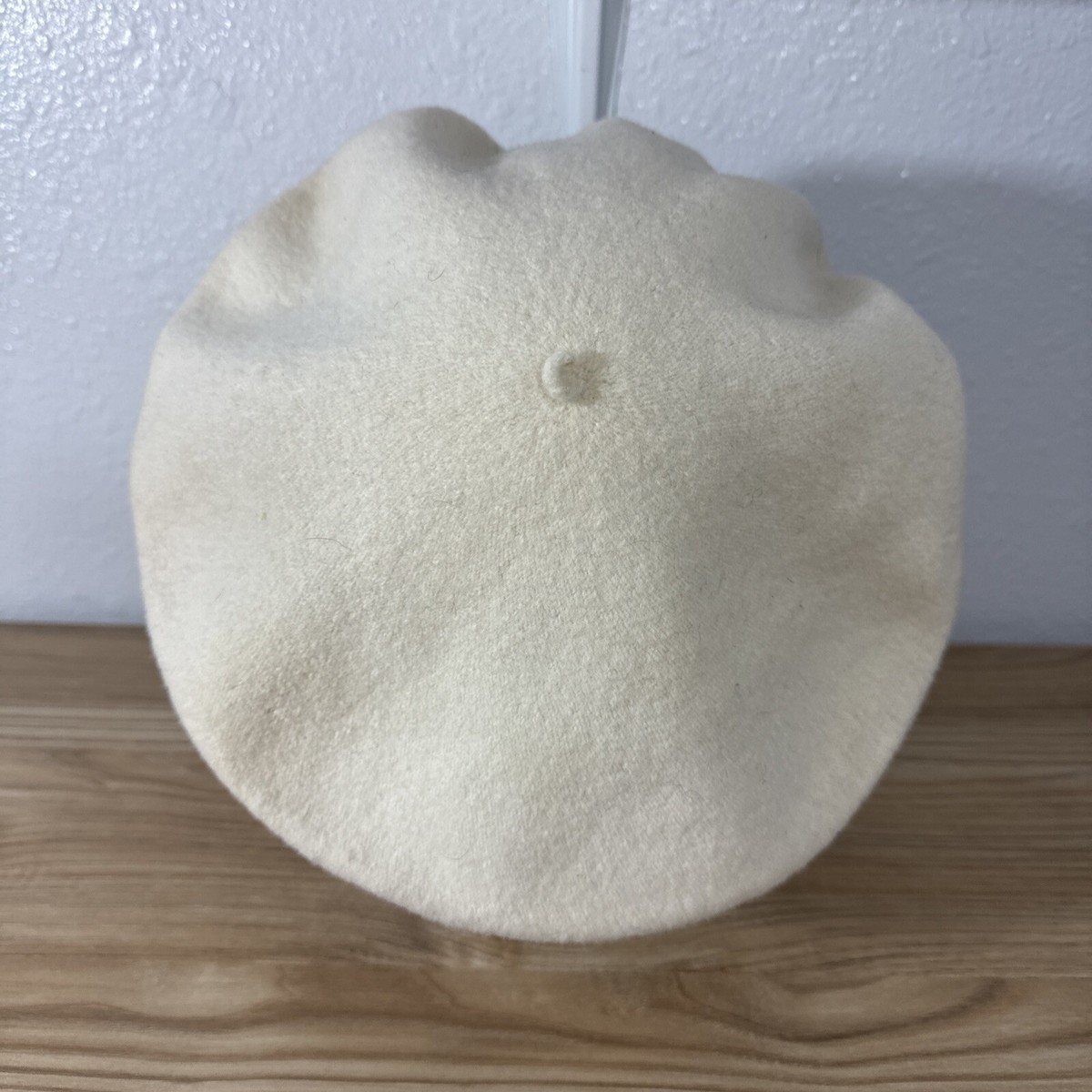Elegant Vintage White KOKIN Embellished Beret - DEADSTOCK rhinestone beret - TikTok Shop main image 4