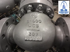 Swing Check Valve DSI 165XU 3" 600 RF Flanged End API Trim Number 8