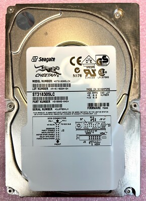 Seagate ST318305LC 18GB, 10K, 80 Pin SCSI, 3.5'' Enterprise Hard Drive