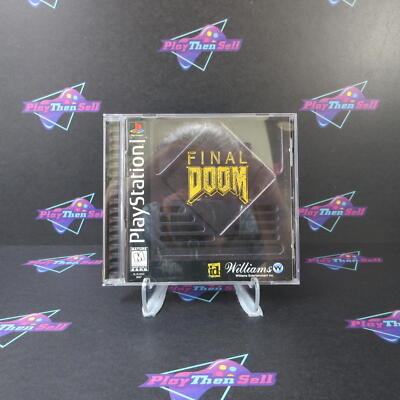 Final Doom PS1 PlayStation 1 + Reg Card - Complete CIB