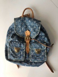 louis vuitton denim backpack