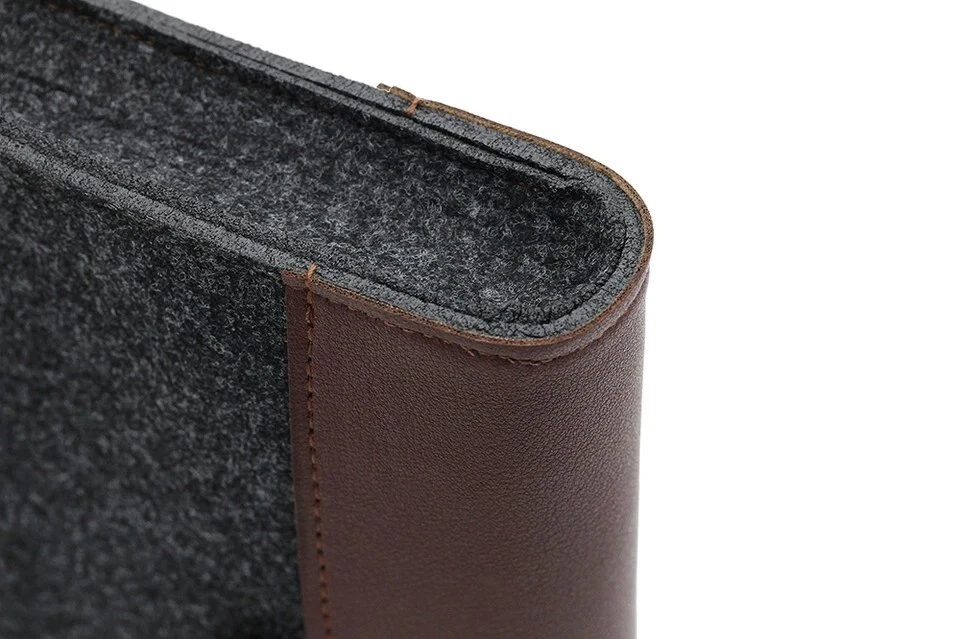 65% Felt Leather PU Mechanical Keyboard Case for XD64 BM60 BM65 Split Design