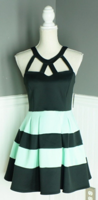 black and green mesh dress Green Party Dresses For Kids High Low Cheap Flower Girl Dress ARD1289