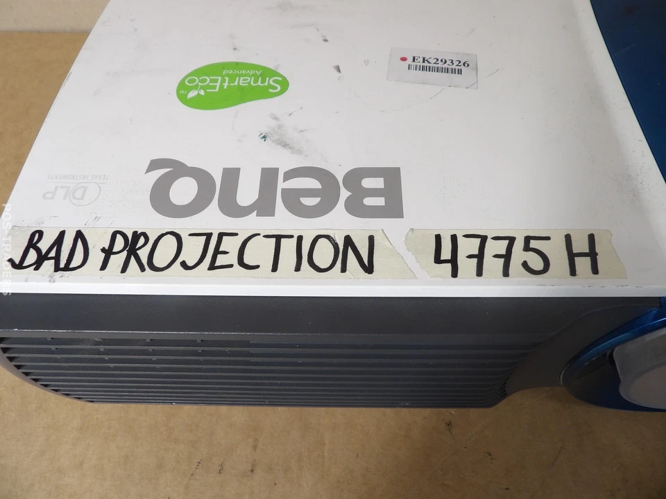 BenQ LW61ST+ Projector Beamer WXGA 2000 Lumens - 4,775 HOURS - BAD PROJECTION - Bild 2 von 4