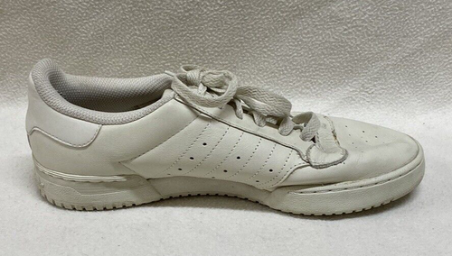Adidas Yeezy Powerphase 2017 Calabasas Bone Low Top Leather Sneakers Size US 8 - Picture 9 of 15