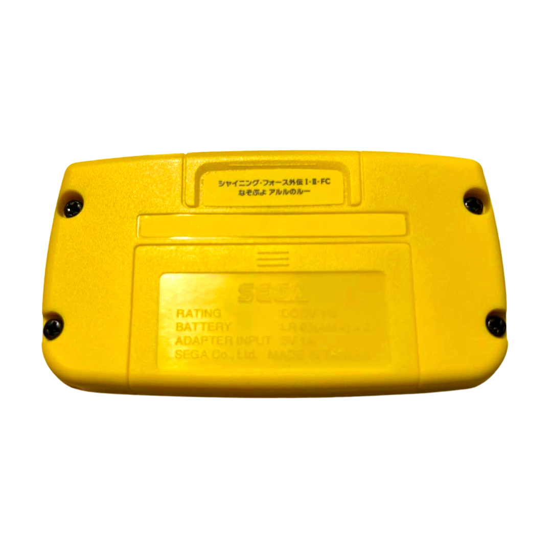 Game Gear YELLOW Console HGG-3210 Sega gg | eBay