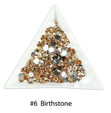 2mm 3mm 4mm 5mm 6mm Crystal Flat Back Nail Art Face Festival Rhinestones Gems