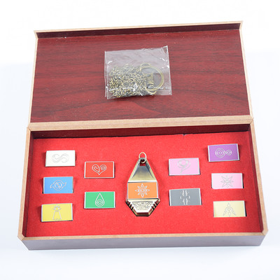 NEU Digimon Adventure Tags&Crest Emblem Anhänger Halskette 11pcs Collection Box