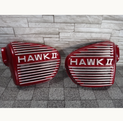Honda CB400T CB250T Candy Red Exterior Set Fuel Tank & Side Covers