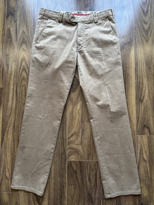 MEYER ''Bonn'' Chinohose W36 L32 Chocolate Regular Fit / Straight Leg Neu ohne Etikett UVP 159£