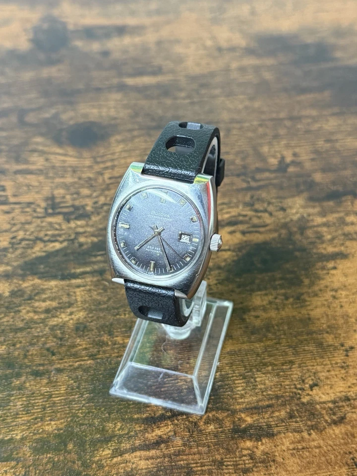 Vintage Bulova Oceanographer Automatic 333 FT 1969 Men's Watch Serviced Running  - Image 3 of 4