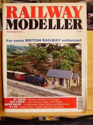 MODEL MAGAZINE RAILWAY MODELLER SEPT 2004 CRISBAR KINGDOM'S CROSSING ST DENYS