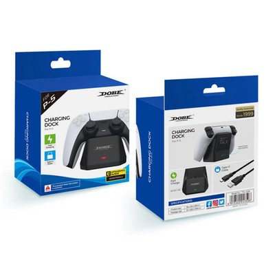 Dobe PlayStation 5 DualSense Controller-Ladestation PS5 inkl. Kabel USB Typ-C