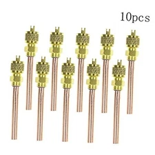  10PCS Stem HVAC AC Schrader System Vacuum 1/4" SAE1/4" OD2.75" AC 