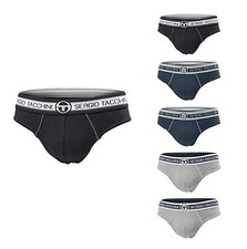 Sergio Tacchini Set 6 Paia Slip/Boxer Uomo Assortito Cotone Bielastico 9000/9001