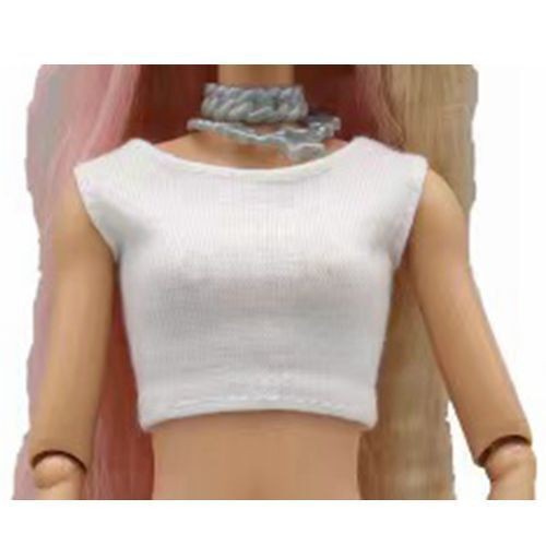 Fashion Crop Top Jeans Shorts 11.5" Doll Outfits 1/6 BJD Clothes Trousers Shirt - Bild 5 von 9