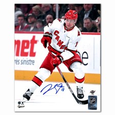 Jack Drury Autographed Carolina Hurricanes Away 8x10 Photo