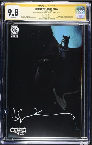 Detective Comics #1100 CGC SS 9.8 Signed By Jock & Bill Sienkiewicz (Variant)