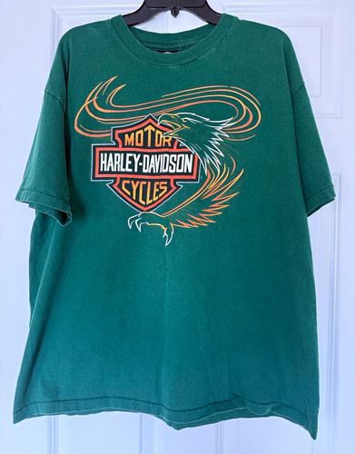 Vintage Harley Davidson T Shirt XL San Jose CA Eagle Single Stitch R.K. Stratman