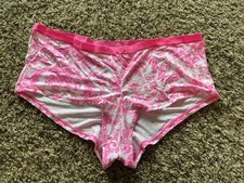 Cacique No Show Boyshort Panties Plus Size 22/24 Bright Pink NWOT