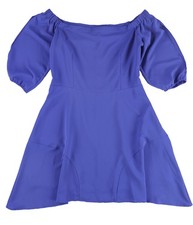 bar III Womens Fit & Flare A-line Dress, medblue, 10