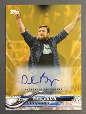 2018 DANIEL BRYAN (Danielson) /10 Topps WWE Smack Down Live #28 Auto Card