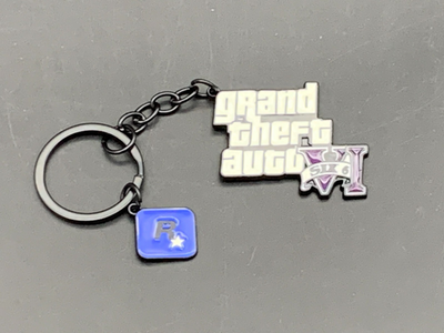 GTA VI Grand Theft Auto VI 6 Metal Keychain Rockstar Games | eBay