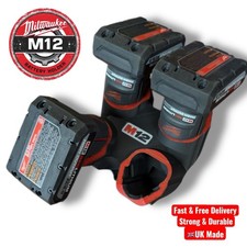 MILWAUKEE M12 12V BATTERY MOUNT / BATTERY HOLDER STORAGE QUAD x 4 WAY