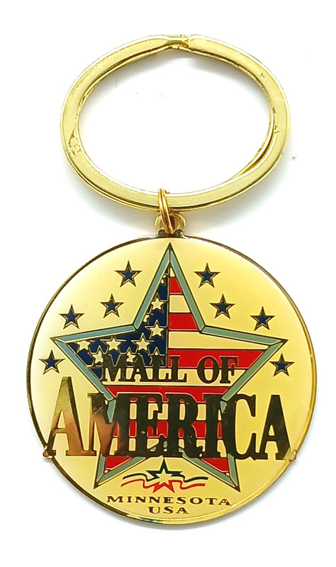 Vintage Mall of America Bloomington Minnesota U.S.A. Keyring Keychain