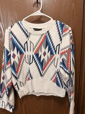Ariat Women's Aztec Long Sleeve Sweatshirt Size S