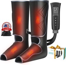 Masajeador de piernas con calor y compresi n, 6 modos, 2 niveles de calor NEW US