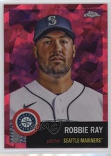 2022 Chrome Platinum Anniversary Fuchsia Atomic Refractor 18/100 Robbie Ray b4d