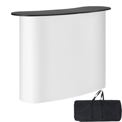 Uimoso Trade Show Display Podium Table Counter Stand 51.18x18.31x37.4'' Foldable