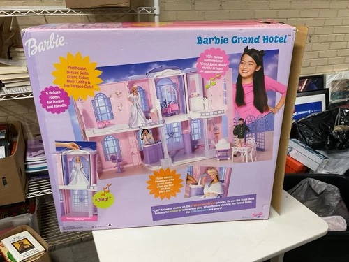 Vintage Barbie Grand Hotel Playset  2001 Mattel New Has Box Wear