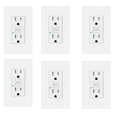 Presa GFCI Resistente Alle Manomissioni 15A/125V Decorazione - Foto 4