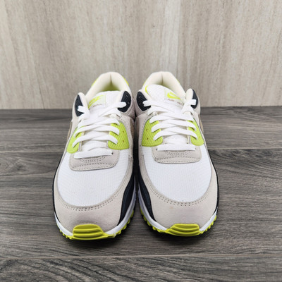 Nike Air Max 90 Size 10 Mens White Khaki Cyber Green White Athletic Sneakers Nike - Men - Air Max 90 - White/Khaki/Cyber/Dk Smoke Grey  main image 2
