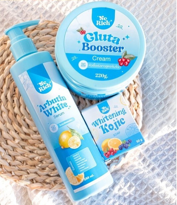 Set NC Rich Blue Dose Booster Cream + Serum + Soap Nourish Skin By