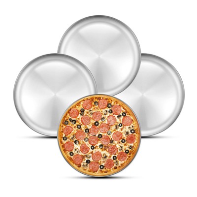 Deedro Pizza Baking Pan Pizza Sheet, 10 inch Stainless Steel Pizza Tray Round...