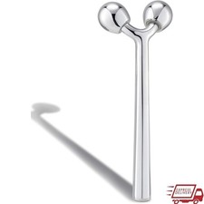 Stainless Steel Facial Roller Massager Anti-Aging Eye Puffiness Reducer New