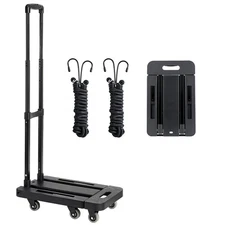 Uimoso Folding Hand Truck 500 lbs Capacity Platform Cart for Easy Transport