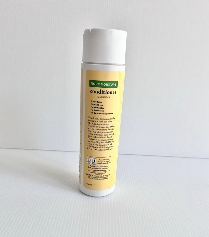 Burt's Bees More Moisture Conditioner with Baobab Sulfate Free 10 fl oz NEW - Image 2 of 3