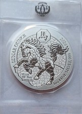 RUANDA: 50 Francs 2026, Lunar Ounce - Jahr des Pferdes, BU, orig. eingeschweißt