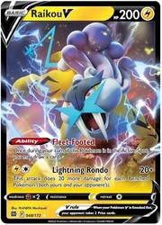 Raikou V 048/172 Brilliant Stars Holo Ultra Rare