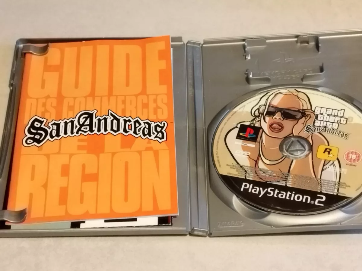 Grand Theft Auto: San Andreas (PS2) *With MAP* *Near Mint* 5026555302616