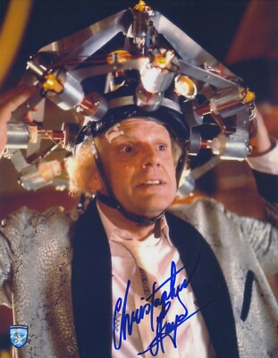 CHRISTOPHER LLOYD Signed BACK TO THE FUTURE 11x14 Autograph OPX #fenix