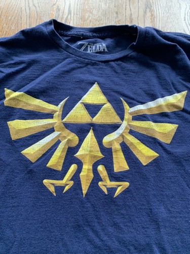 The Legend of Zelda Tshirt Adult L Navy Bl Nintendo 2017 - Picture 7 of 12