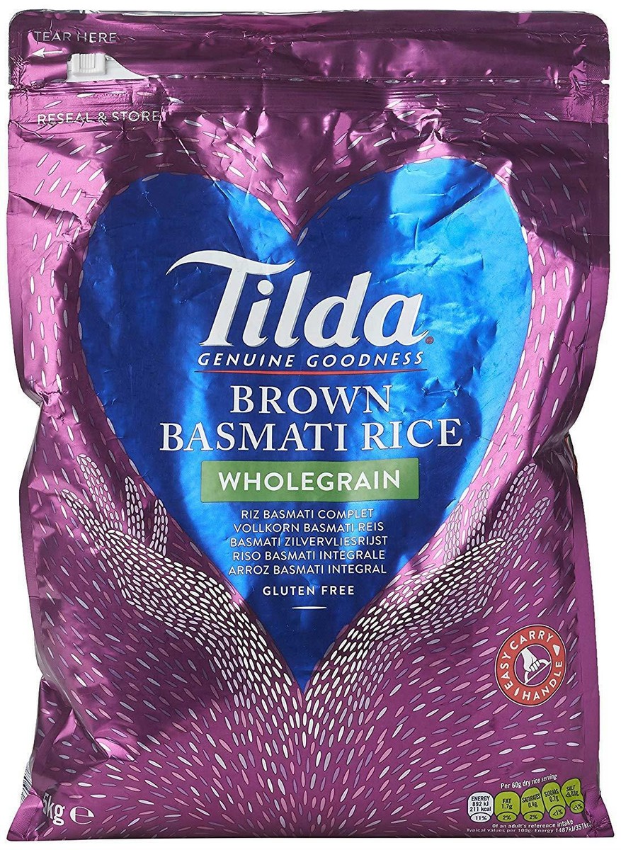Buy Tilda Brown Basmati Rice Online In UK | Veena’s
