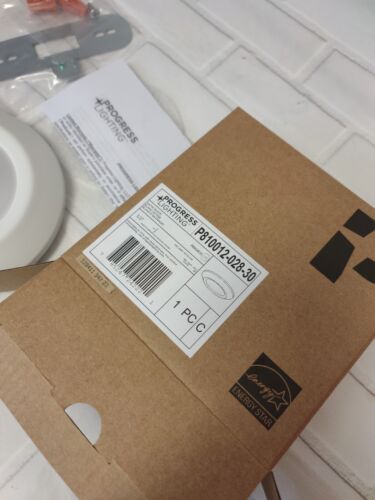 8 Pack PROGRESS LIGHTING 5-1/2" LED Slim White Flush Mount Disk Light . - Picture 7 of 22