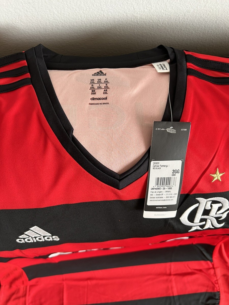 Adidas Authentic CR Flamengo Brazil 2013 Soccer D80630 Jersey